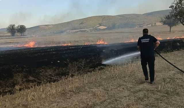 Taşköprü’de peş peşe 4 yangın! Ekipler seferber oldu