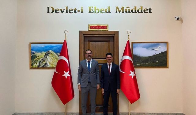 Taşköprü’ye atanan Başsavcı Kara’dan Kaymakam Demirdağ’a ziyaret