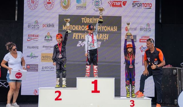Kastamonulu Minel Yade Duman, Türkiye Motokros Şampiyonası’nda üçüncü oldu