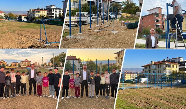 Taşköprü'de çocuklar için kollar sıvandı!