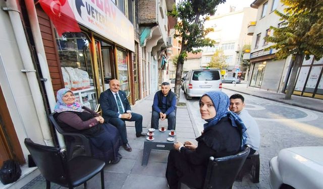 Taşköprü Belediye Başkanı Arslan, esnaf ve vatandaşlarla buluştu