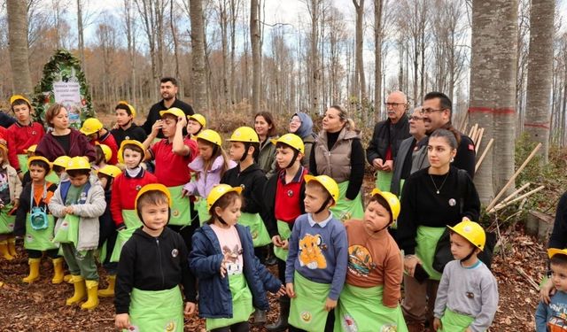 Kastamonu'da minik ellerden geleceğe yeşil dokunuş