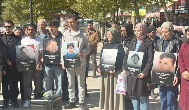 Kastamonu'da İsrail protesto edildi