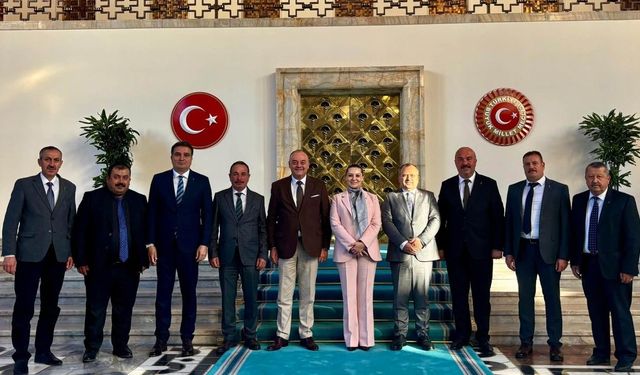 Kastamonu esnaf temsilcileri TBMM’de milletvekilleriyle buluştu
