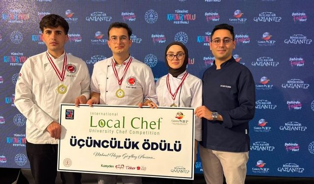 Kastamonu’nun genç şefleri Türkiye üçüncüsü oldu