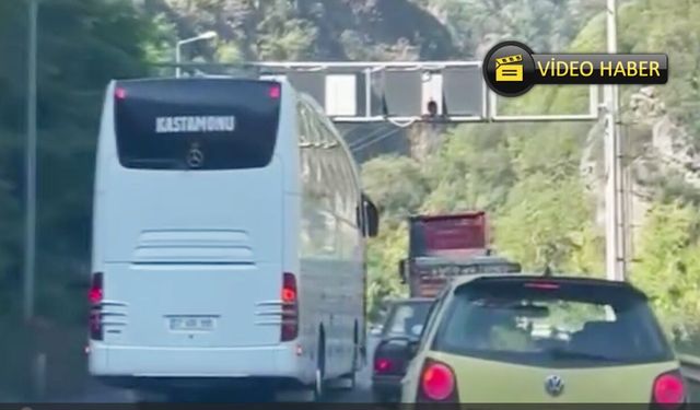Kastamonu plakalı yolcu otobüsünden ölümüne sollama: Biz izlerken korktuk!