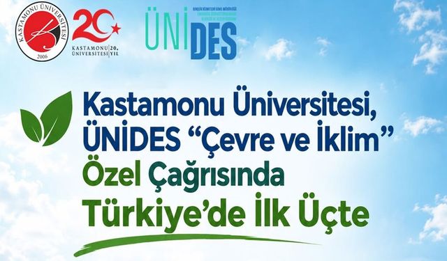 Kastamonu Üniversitesi’nden çevre ve iklim alanında büyük başarı