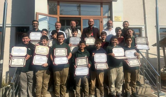 Kastamonu’da hafız öğrencilerin büyük sevinci