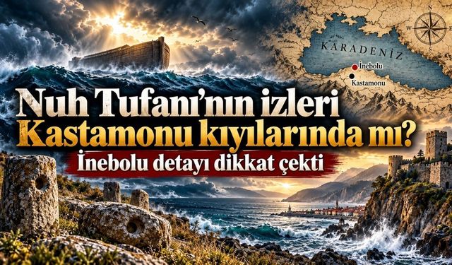 Nuh Tufanı’nın izleri Kastamonu kıyılarında mı? İnebolu detayı dikkat çekti