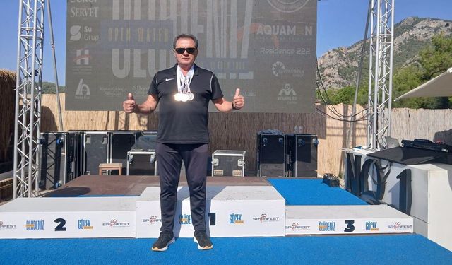 Kastamonulu sporcu Hasan Heke’den Fethiye’de çifte madalya