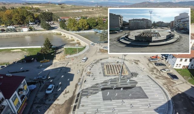 Taşköprü Köprübaşı Meydanı yenileniyor: Projede sona gelindi