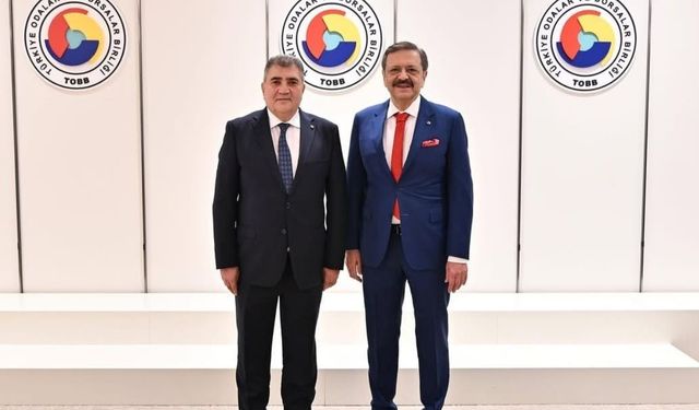 Taşköprü TSO'nun yeni yönetimi Hisarcıklıoğlu ile buluştu