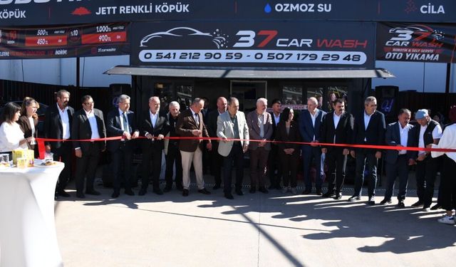 Taşköprü yolu üzerinde yeni oto yıkama tesisi açıldı