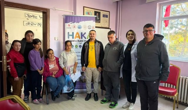 Taşköprü’de özel bireylerden anlamlı atölye çalışması