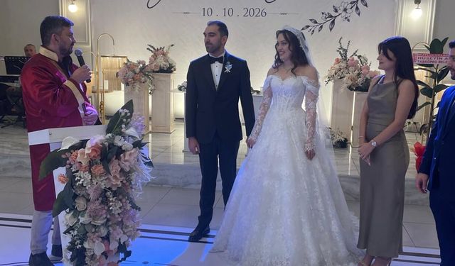 Taşköprülüler, genç çiftin düğününde buluştu