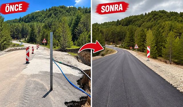 Tosya–Çankırı yolunda heyelan sonrası onarım tamamlandı