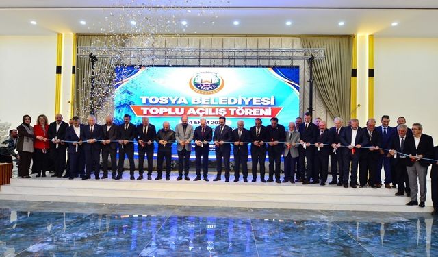 Tosya'nın çehresi değişiyor: Dev yatırımlar törenle hizmete açıldı!