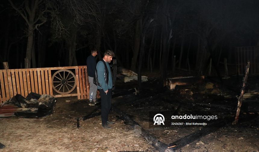 Daday'da yangın çıktı!