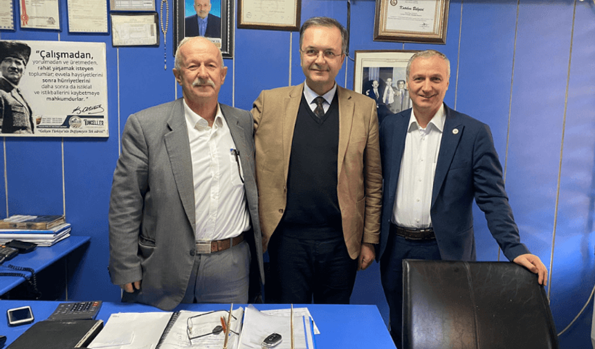 Prof. Çapcıoğlu’ndan Muhtar Tuncel’i ziyaret  