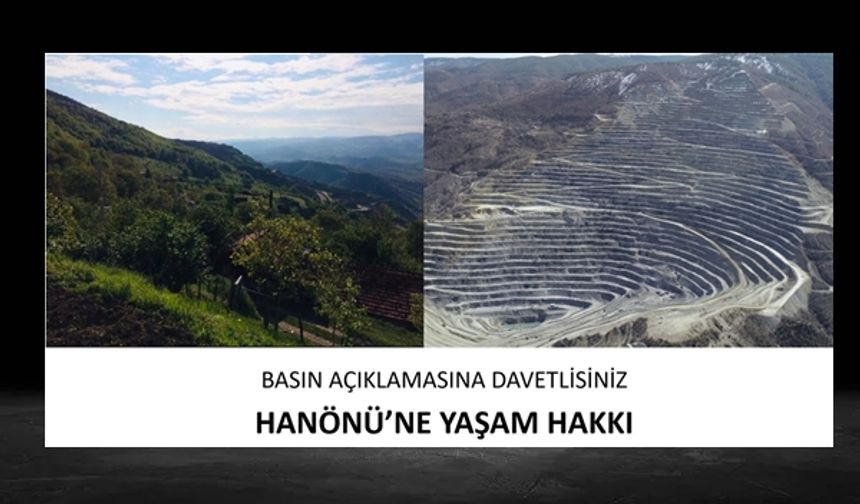 Hanönü'deki bakır madeni hakkında açıklama yapacaklar