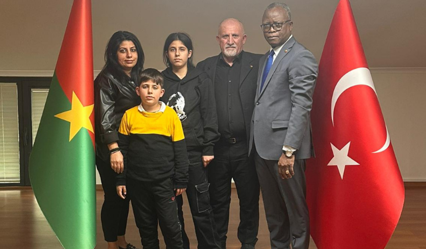 Hanönü'nde çalışan maden işçisi emperyalizme karşı duruşunu gösterdi