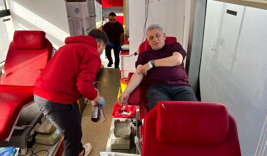 Çatalzeytin Belediyesi kan bağışı kampanyasına destek verdi