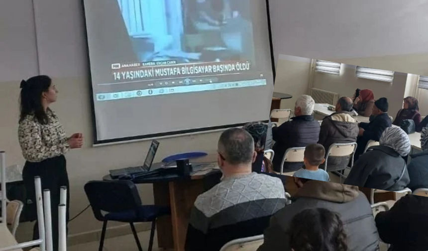 Taşköprü'de velilere ‘Teknoloji Bağımlılığı’ semineri düzenlendi