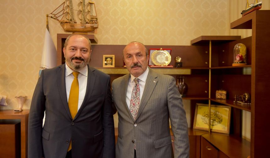 Kutlu'dan Taşköprü Belediye Başkanı Arslan'a 'hayırlı olsun' ziyareti
