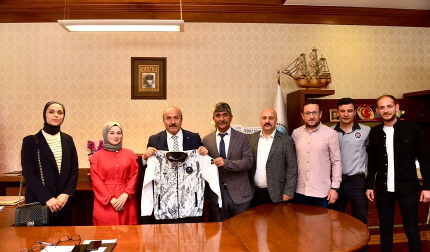 İlçe Gençlik ve Spor Müdürü'nden Taşköprü Belediye Başkanı Arslan'a ziyaret