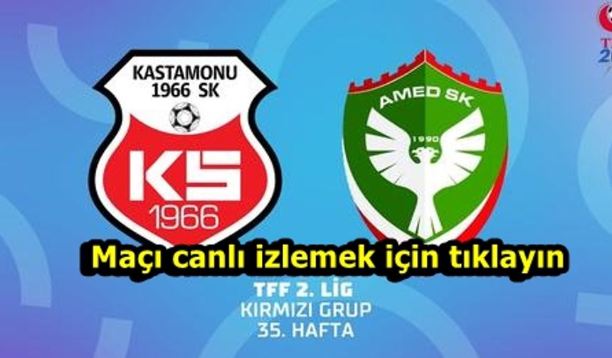 Kastamonuspor - Amedspor maçını Taşköprü Postası'ndan canlı olarak izleyin