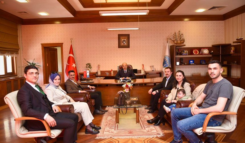 Başkan Arslan'a yargı mensuplarından ziyaret