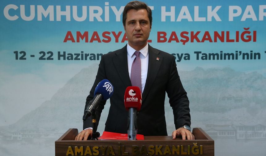 CHP Genel Başkanı Özel, Amasya'da vatandaşlara hitap etti: