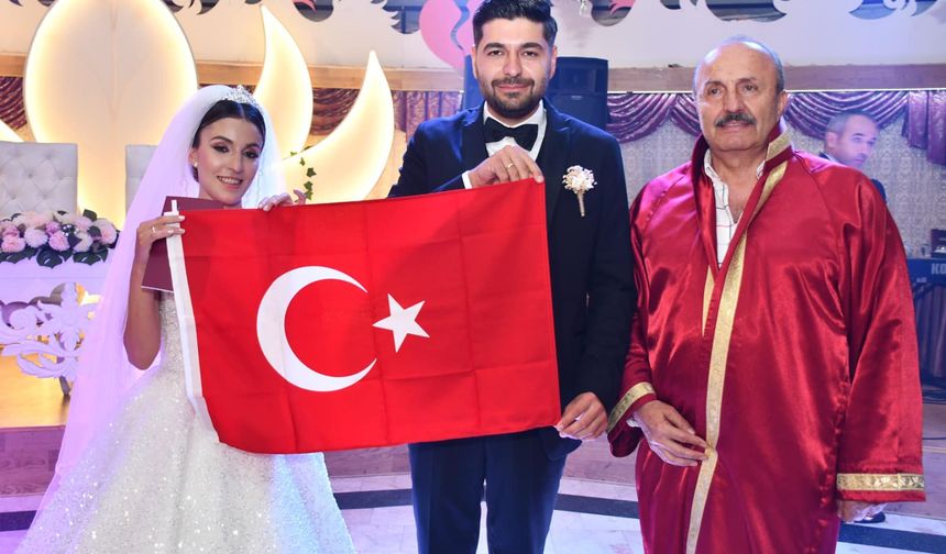 Taşköprü'de Oğuzhan ile Elif, mutluluğa evet dedi