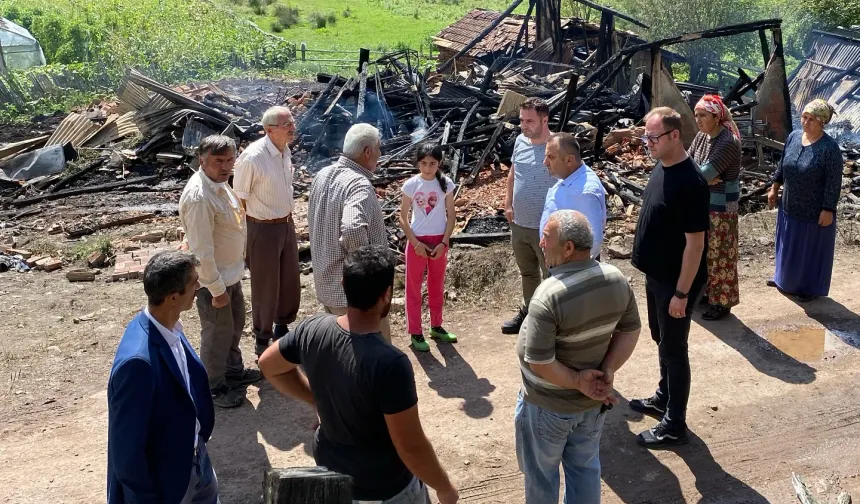 Kastamonu'da yangın felaketi: Yetkililerden ziyaret!