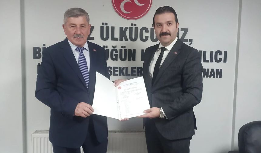 MHP Taşköprü İlçe Başkanı Ziya Ergün oldu