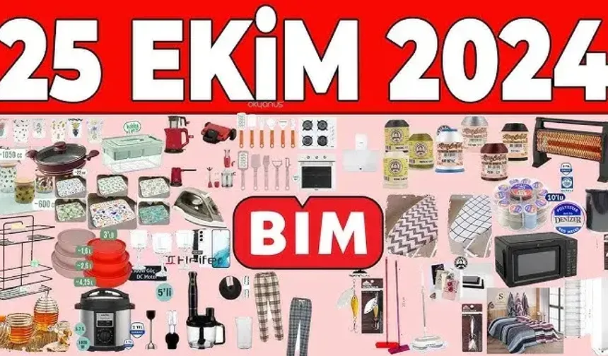 BİM EKİM AYI SON AKTÜELİ: BİM 25 Ekim Aktüel Kataloğu Yayınlandı!