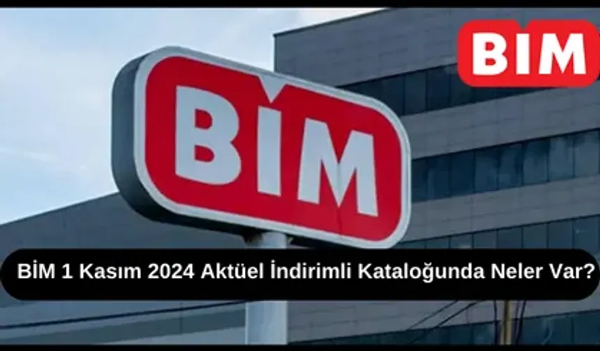 BİM KASIM AYI İLK KATALOĞU YAYINLANDI: BİM 1 Kasım 2024 Aktüel İndirimli Kataloğunda Neler Var?