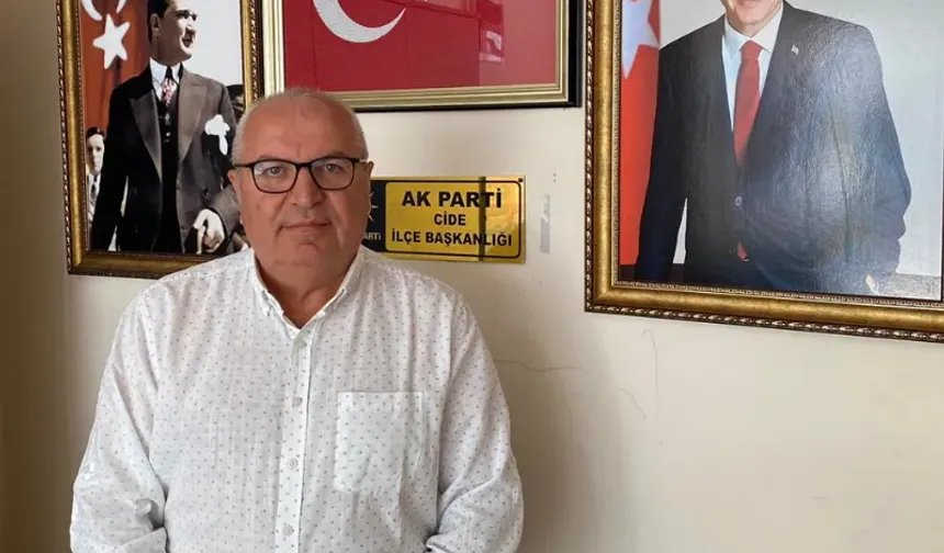 AK Parti Cide İlçe Başkanlığı'nda Durası güven tazeledi