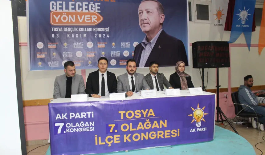 AK Parti Tosya Gençlik Kolları Kongresi düzenlendi