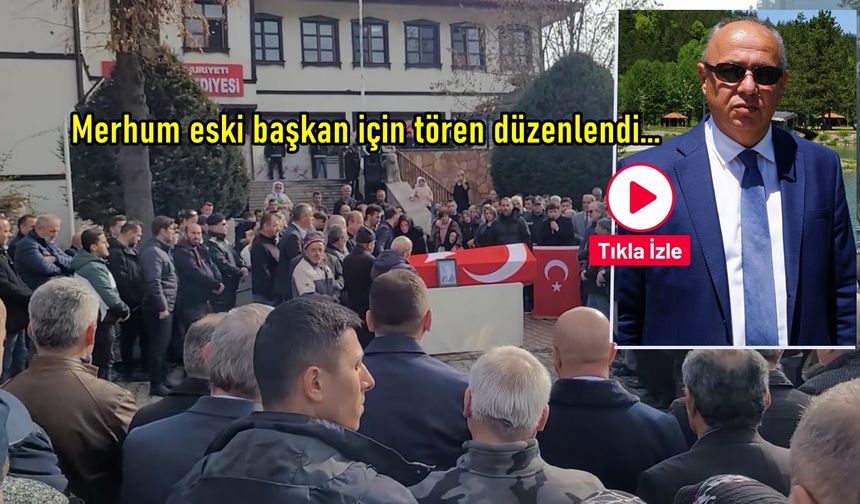 Osman Nuri Civelek için tören düzenlendi: Yapılan konuşmayı dinleyen göz yaşlarını tutamadı (görüntülü haber)