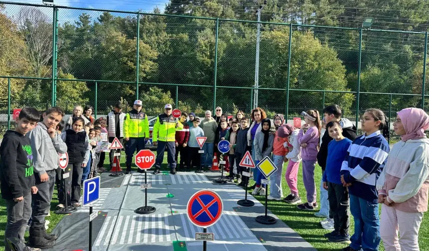 Kastamonu'da miniklere trafik bilinci aşılandı!