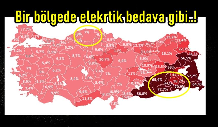 Bizim suçumuz ne? Kastamonulular yüklü elektrik faturası öderken, o ildekilere bedava gibi!