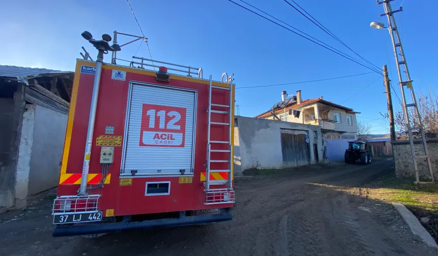 Tosya’da Bahçede Çıkan Yangın Korkuttu: Ekipler Hızla Müdahale Etti