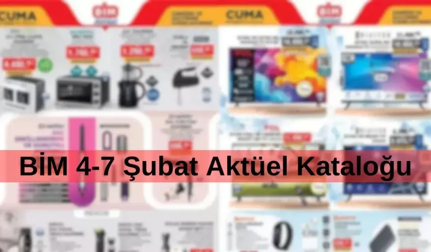 BİM Şubat Ayı İndirim Fırtınası Başladı: BİM 4-7 Şubat aktüel kataloğunda neler var?