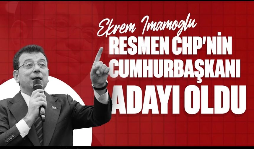 Ekrem İmamoğlu, Cumhurbaşkanlığı adaylığı için başvuru yaptı