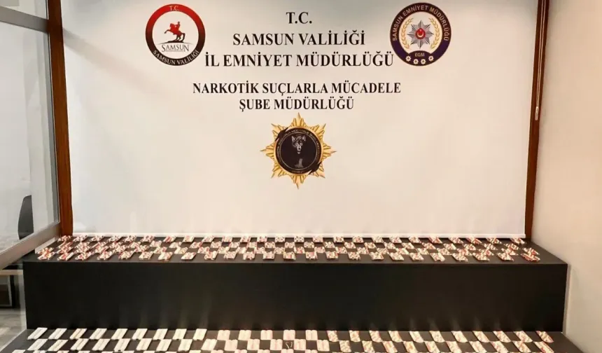 Samsun'da binlerce sentetik ecza ele geçirildi