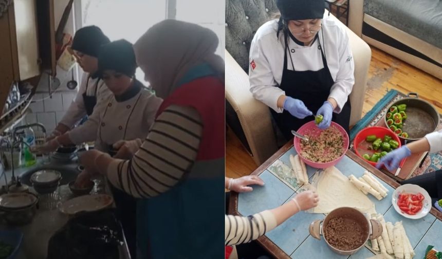 Taşköprü’de Meslek Lisesi Öğrencilerinden Örnek Dayanışma