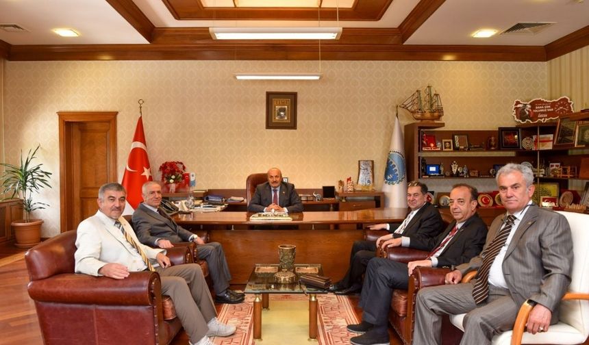 Emekli Albaylar’dan Taşköprü Belediye Başkanı Arslan’a Ziyaret