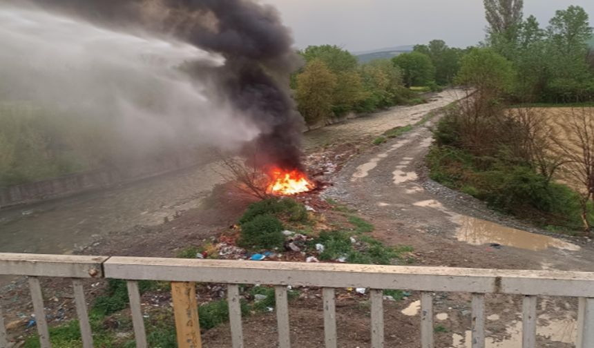 Taşköprü'de yangın çıktı: Yangına hızlı müdahale