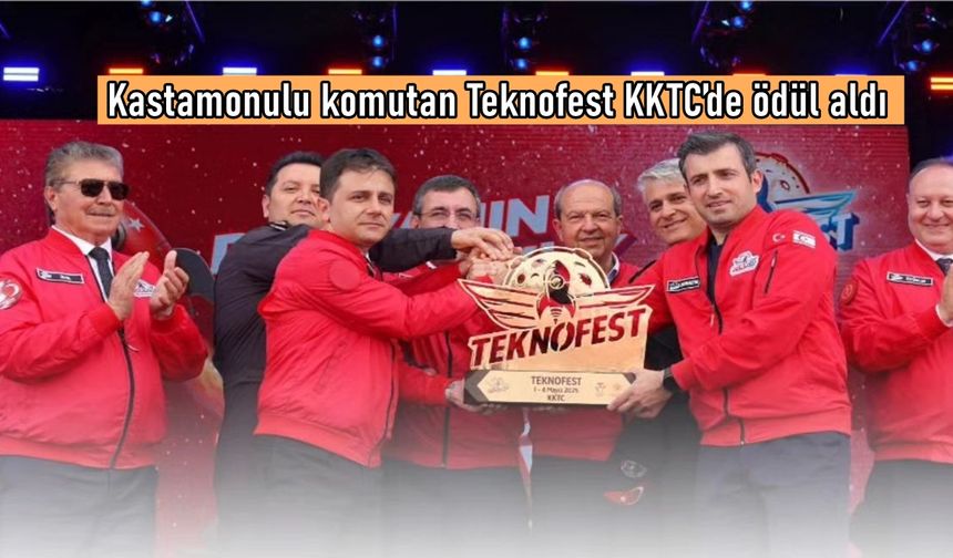 Kıbrıs Teknofest’e protokolün canını Kastamonulu Binbaşı korudu